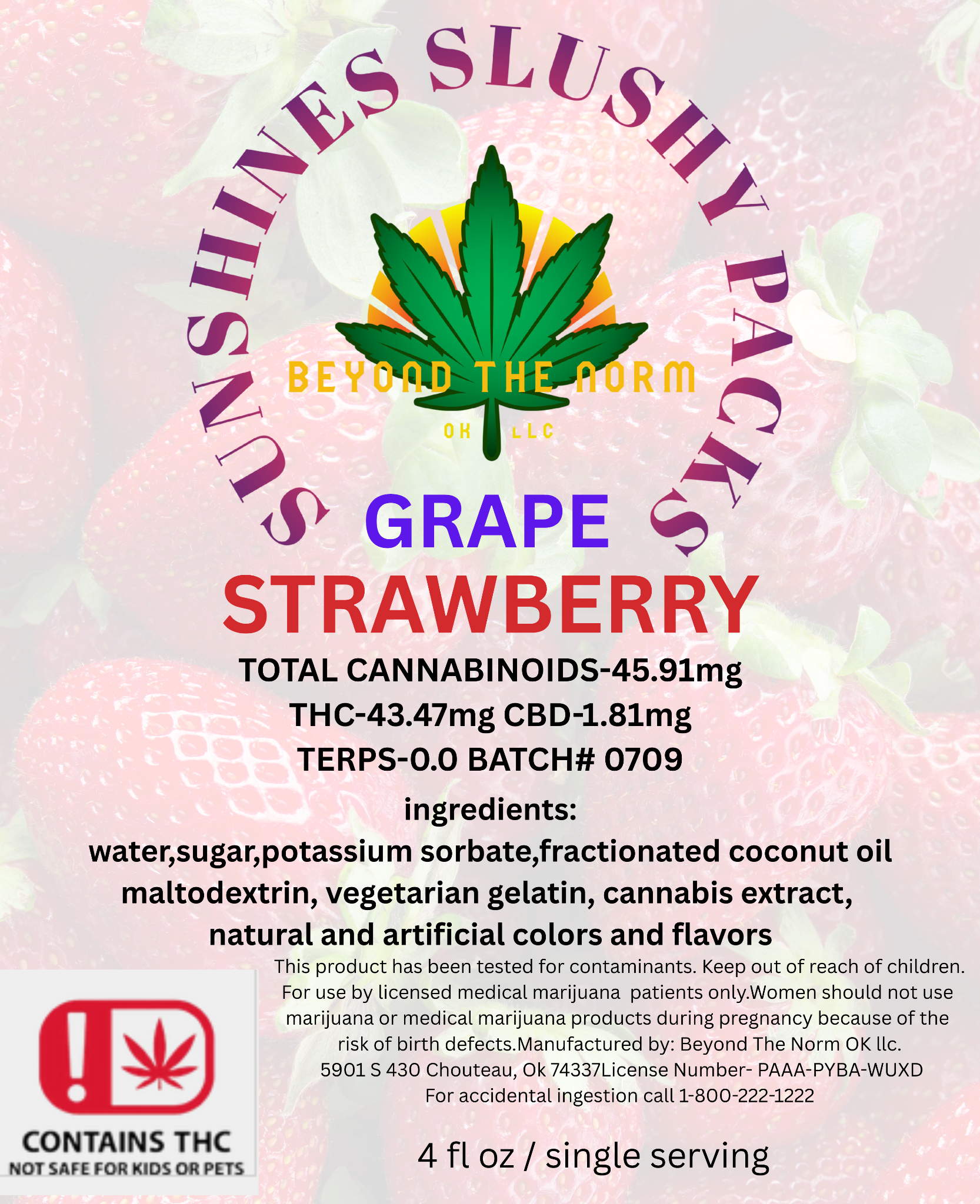 Strawberry Grape Slushie